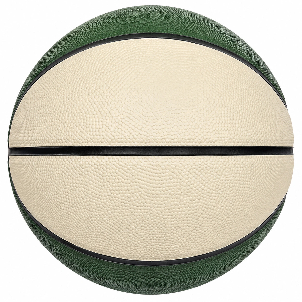 Pallone da Basket Bicolore Verde e Beige