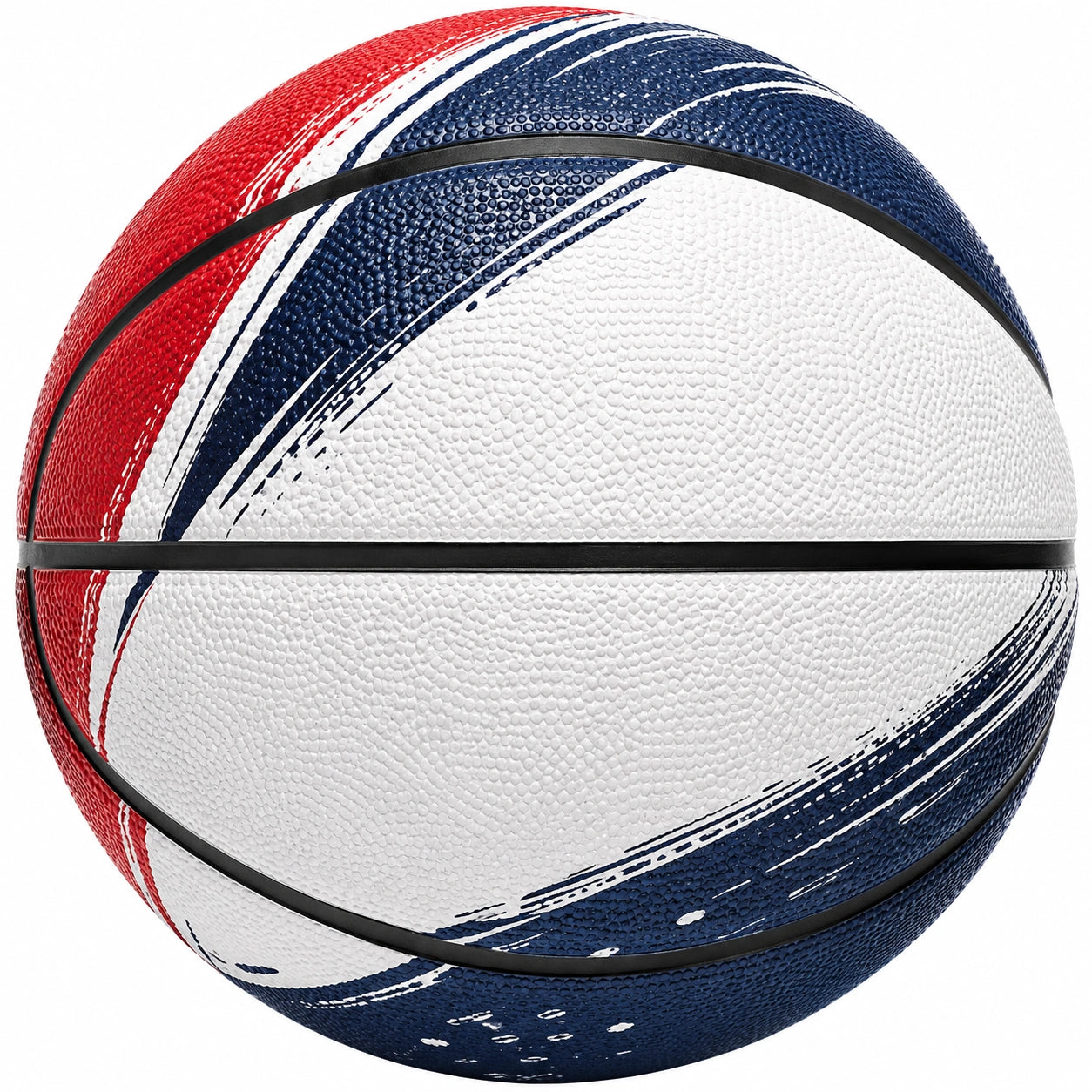 Pallone da basket esterno tricolore Rosso/Blu/Bianco