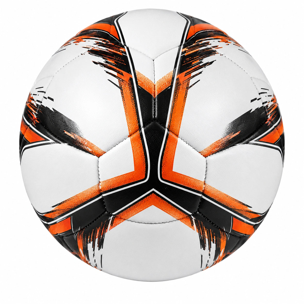 Pallone da Calcio Taglia 5 Bianco Nero Arancione